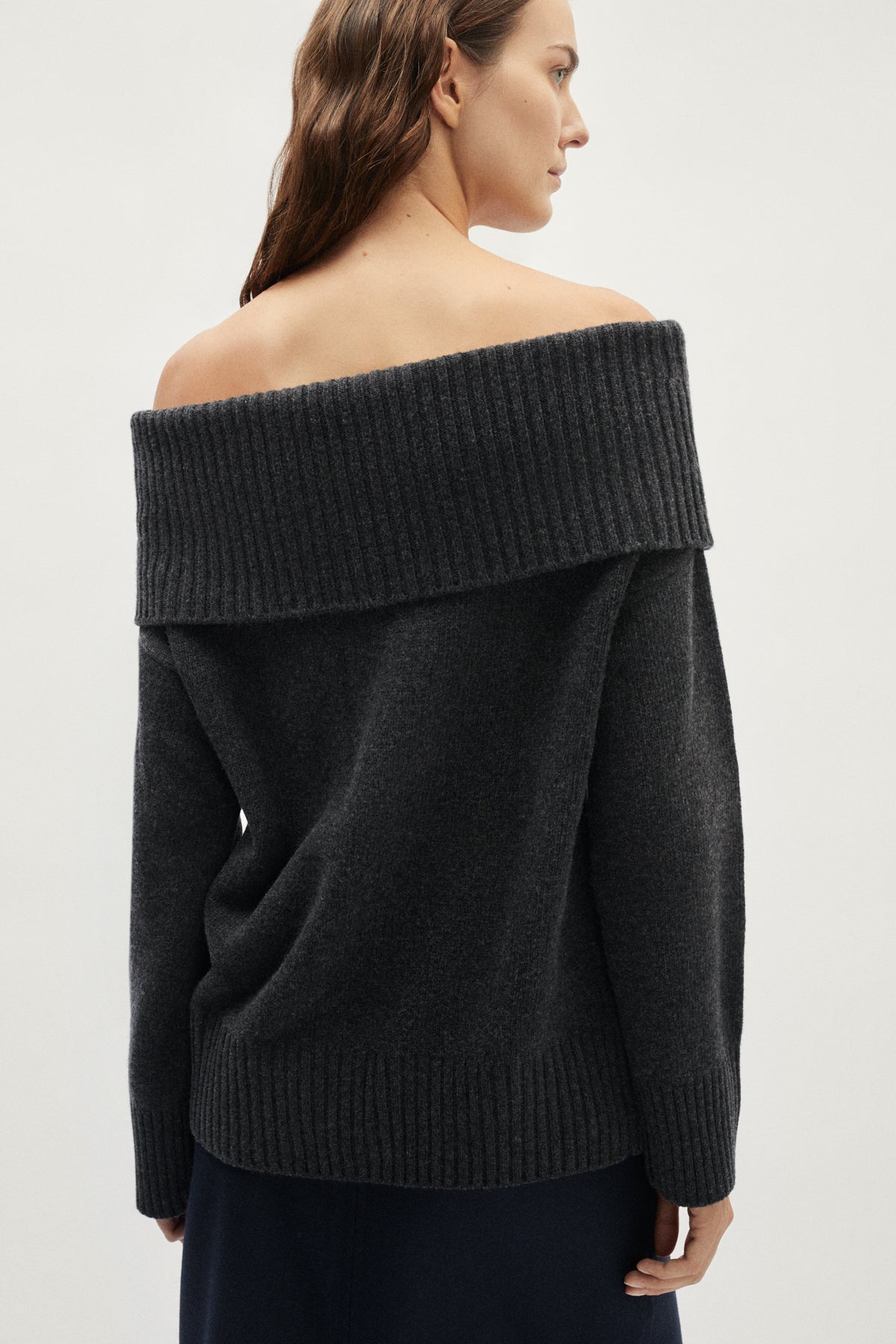 The Woolen Evening Top - grey
