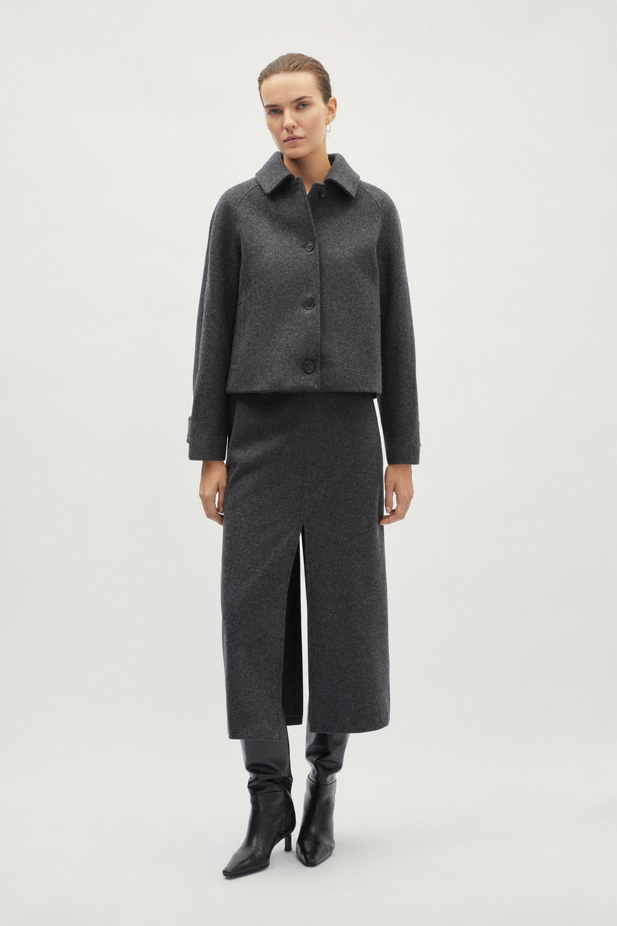 The Woolen Jacket - grey