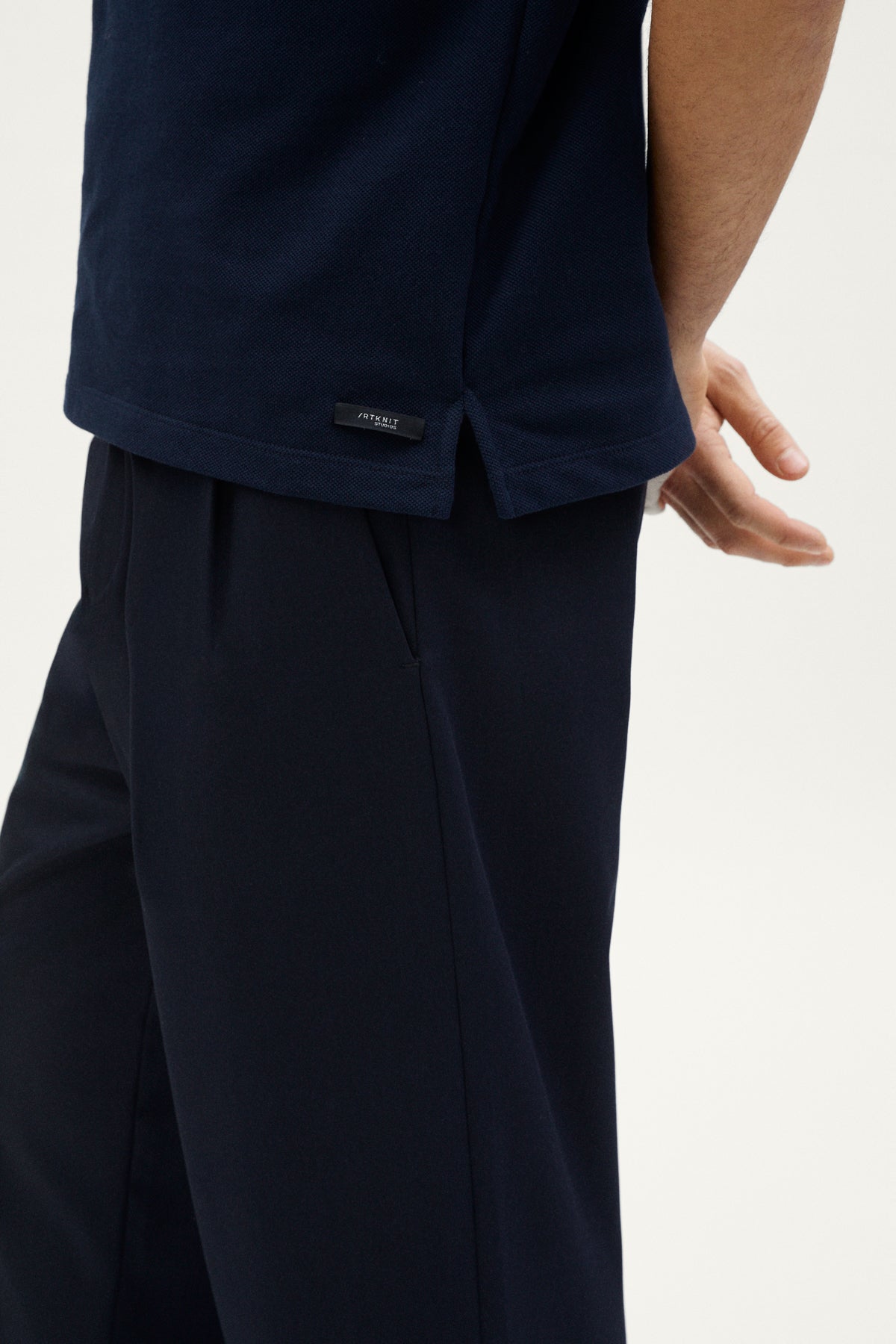 The Organic Cotton Piqué Short Sleeve Polo deep blue