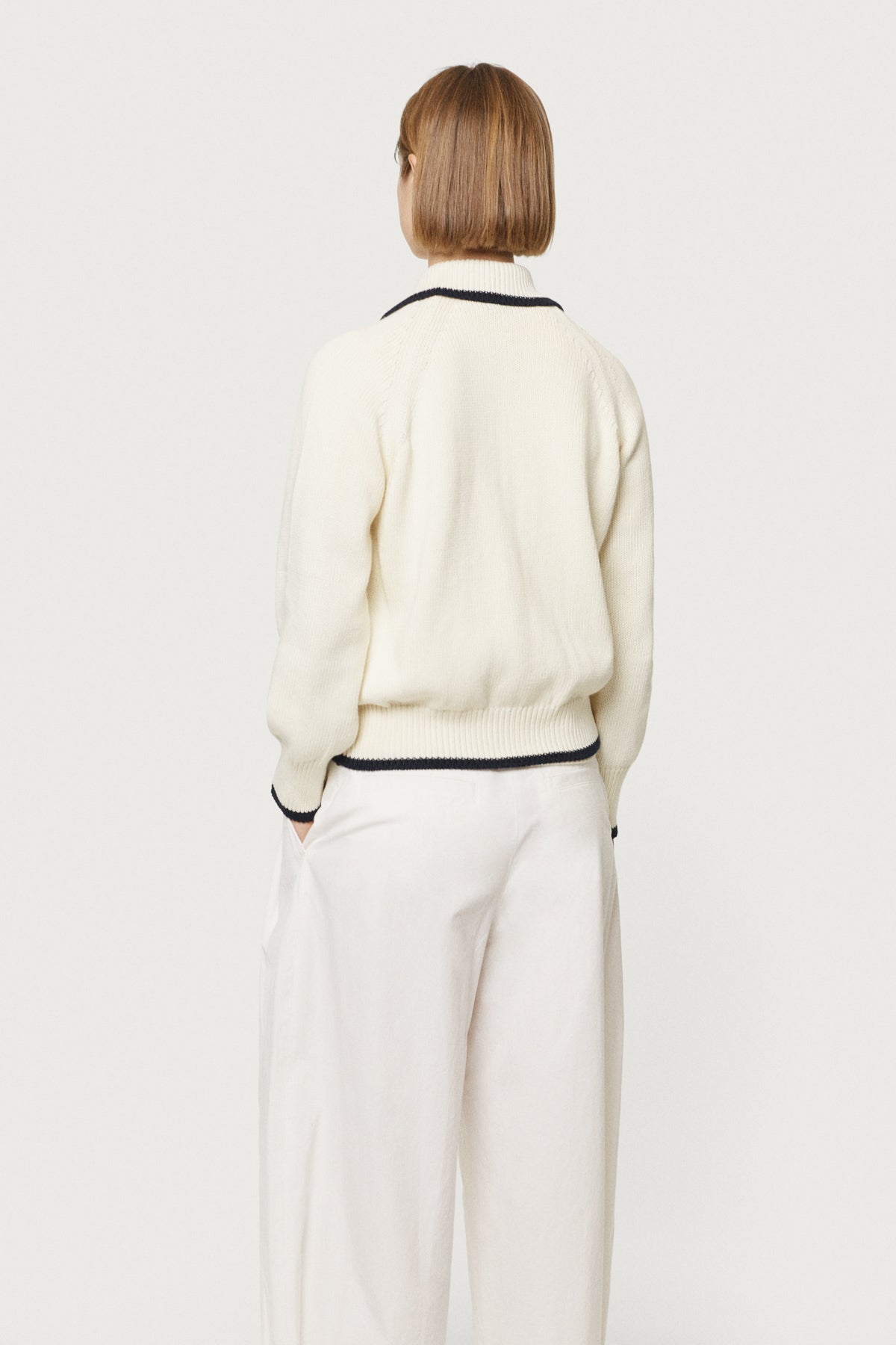 Bomber tricoté en coton biologique