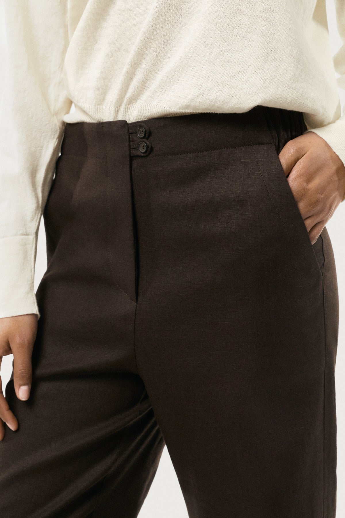 Relax-Hose aus reinem Leinen