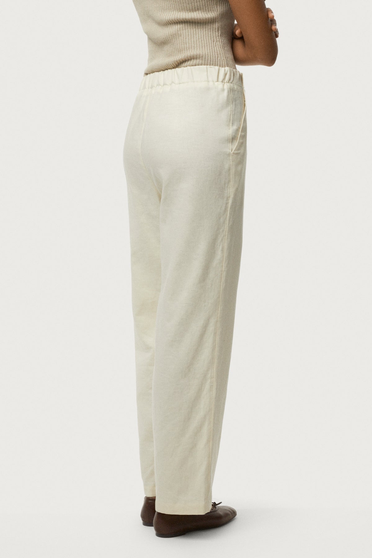 The Pure Linen Relaxed Pants
