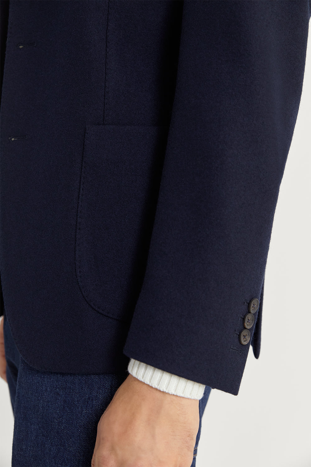 Blazer in Lana Cardata