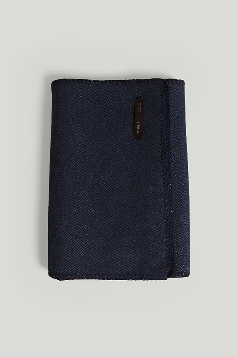 The Woolen Long Scarf Navy Blue