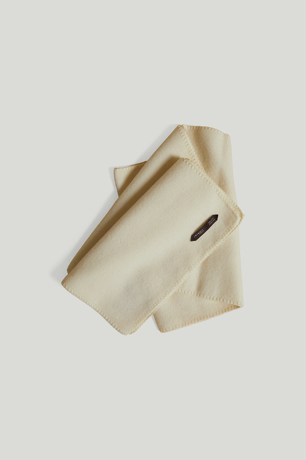 The Woolen Long Scarf Wool White