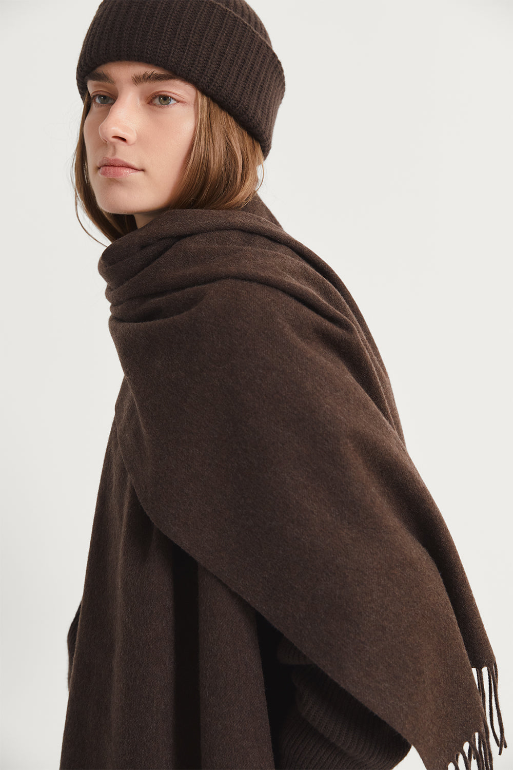 The Upcycled Oversized Cashmere Scarf