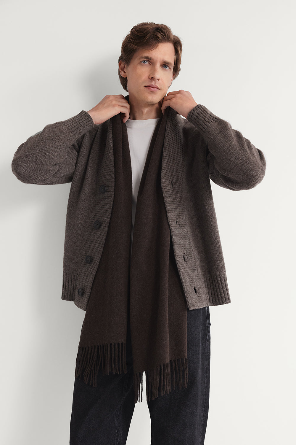 The Upcycled Oversized Cashmere Scarf