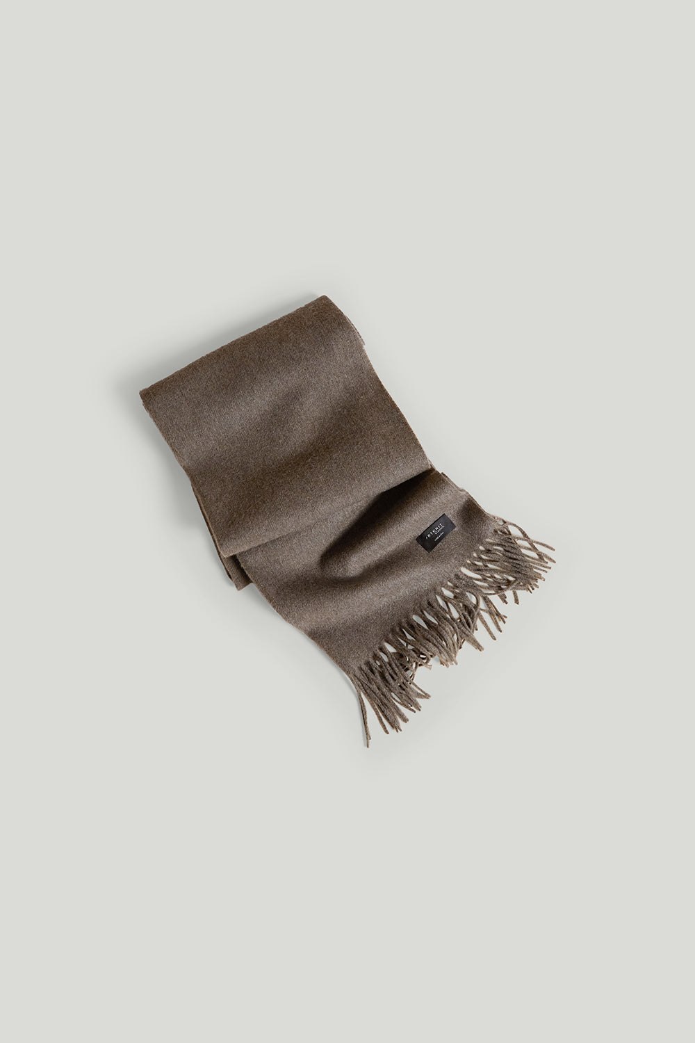 The Upcycled Oversized Cashmere Scarf Taupe