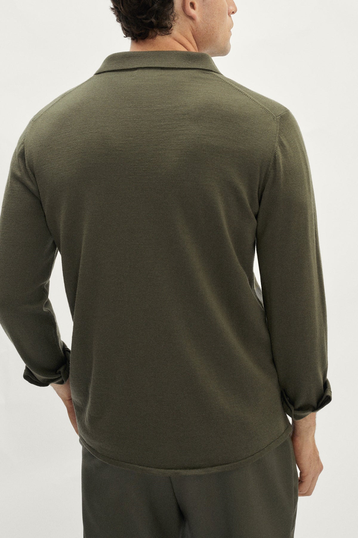 Camicia in Lana Merino
