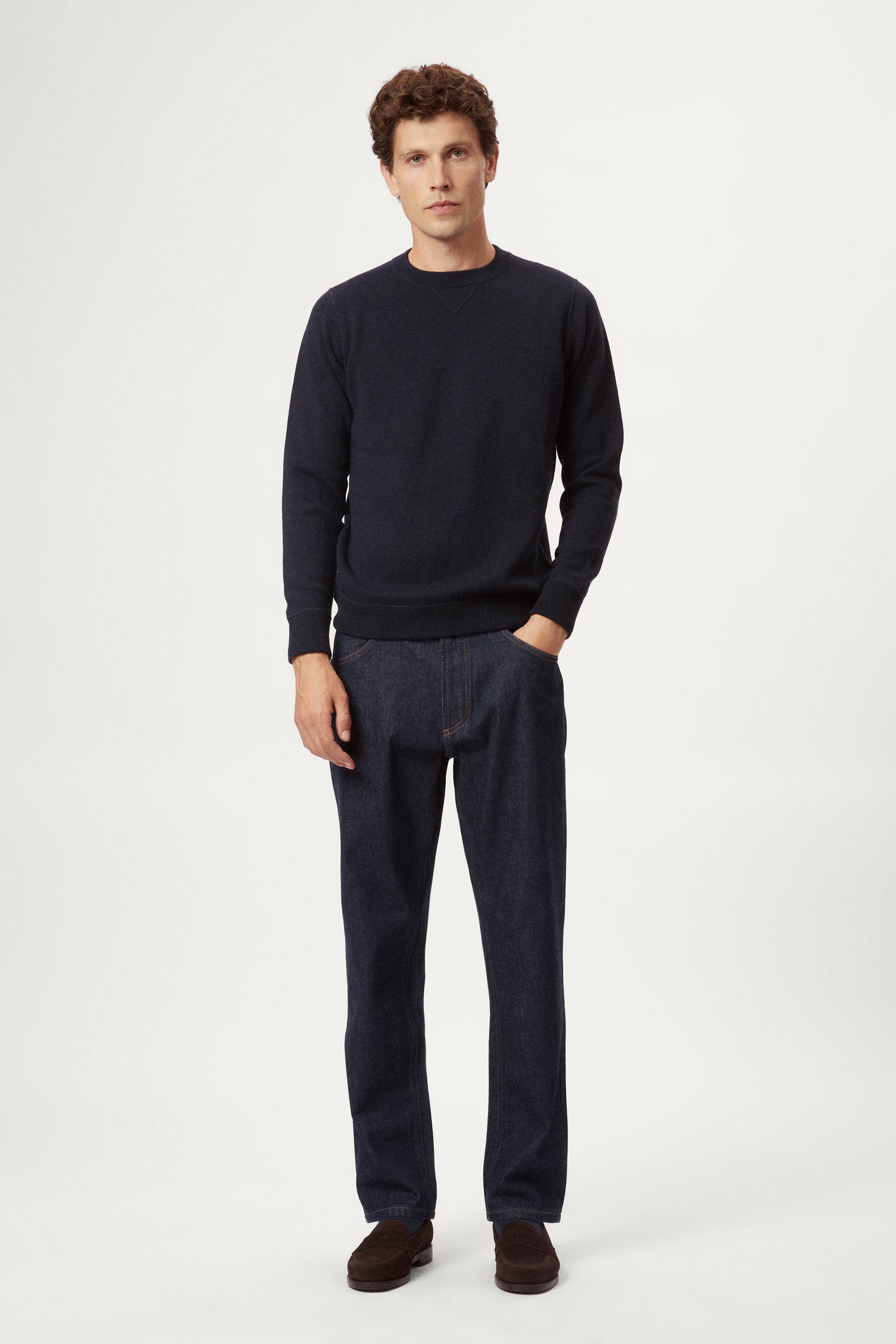 Le sweat-shirt en laine mérinos