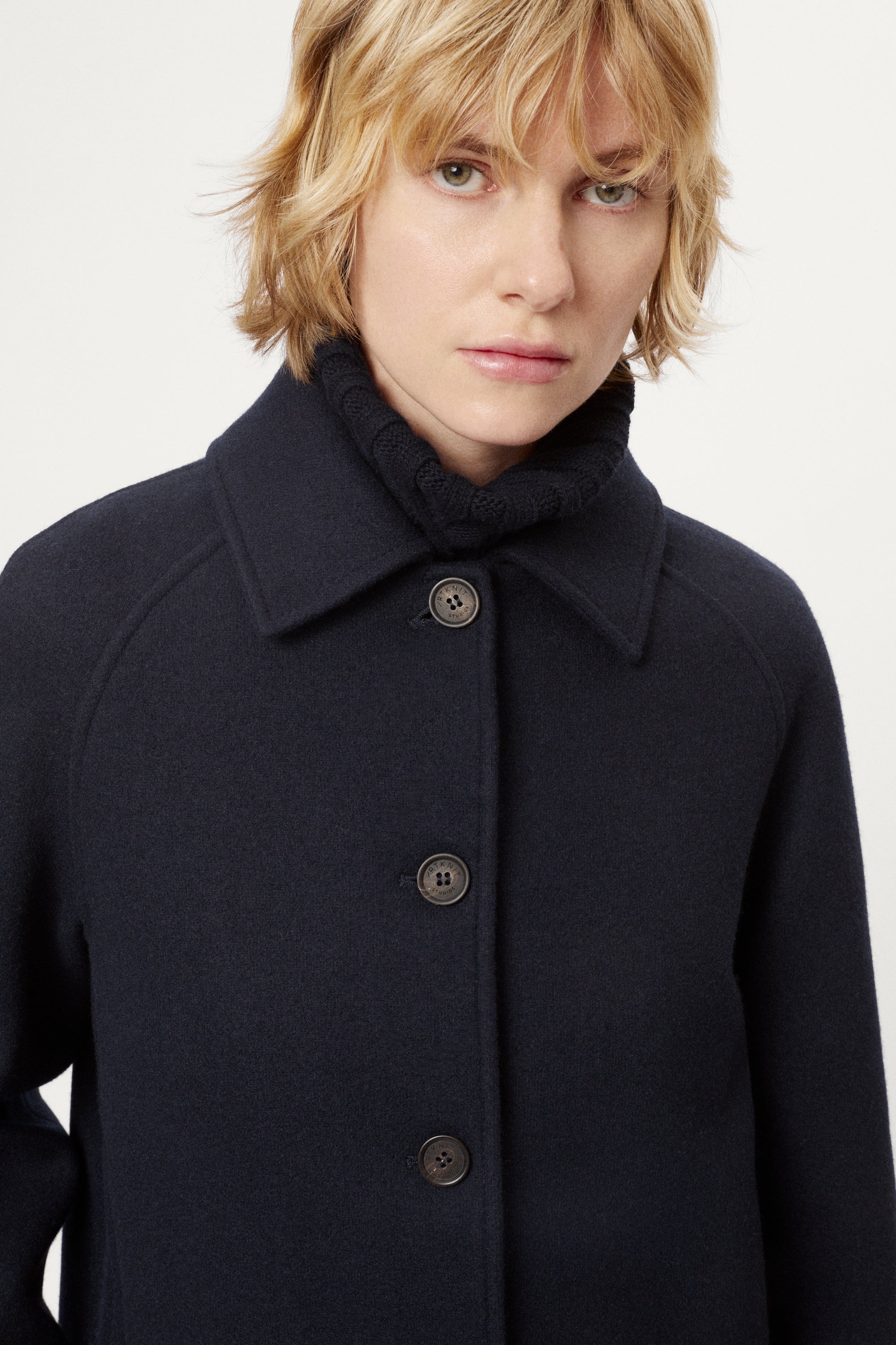 The Woolen Cropped Coat