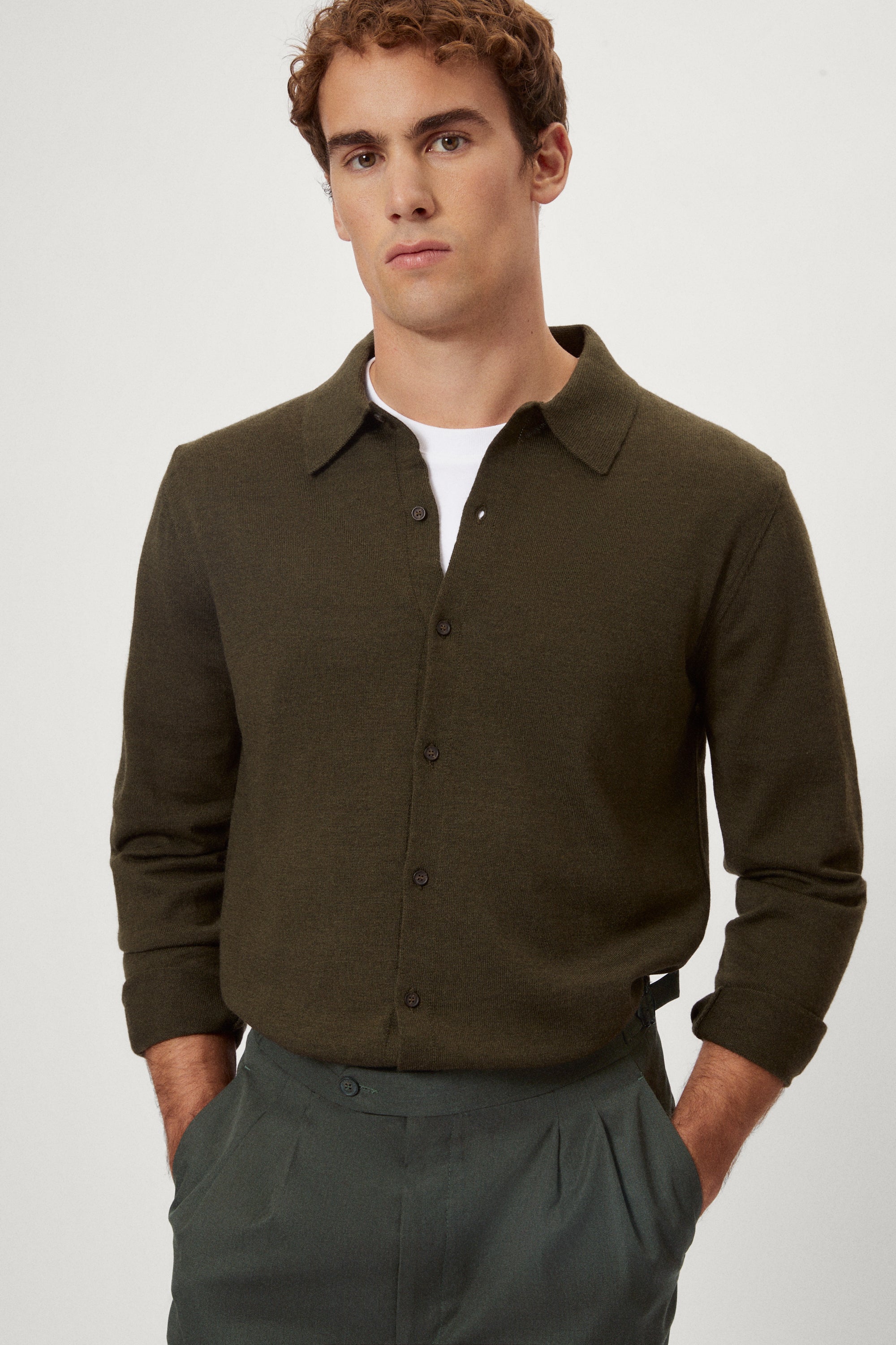 The Merino Wool Knit Shirt