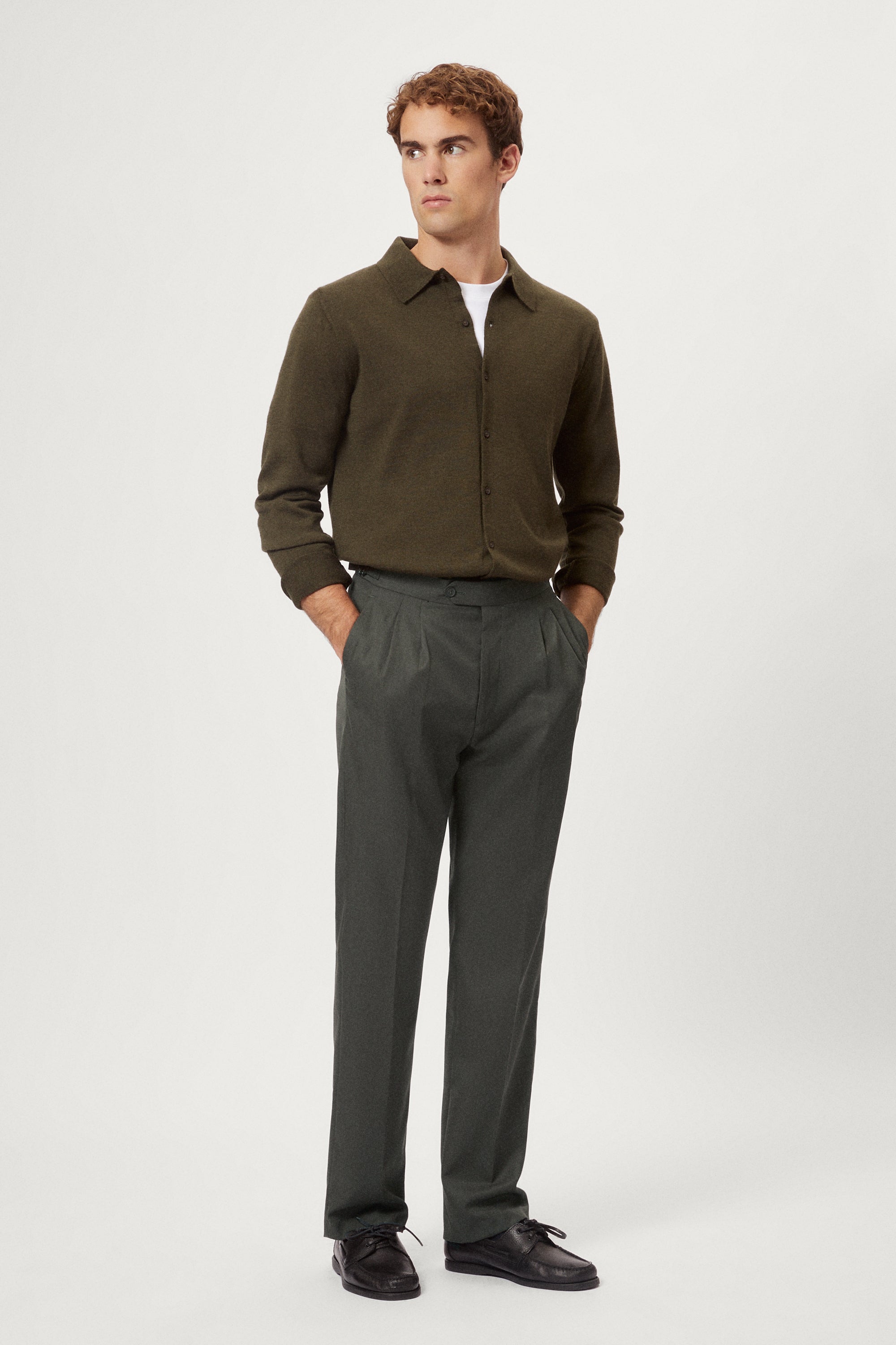 The Merino Wool Knit Shirt