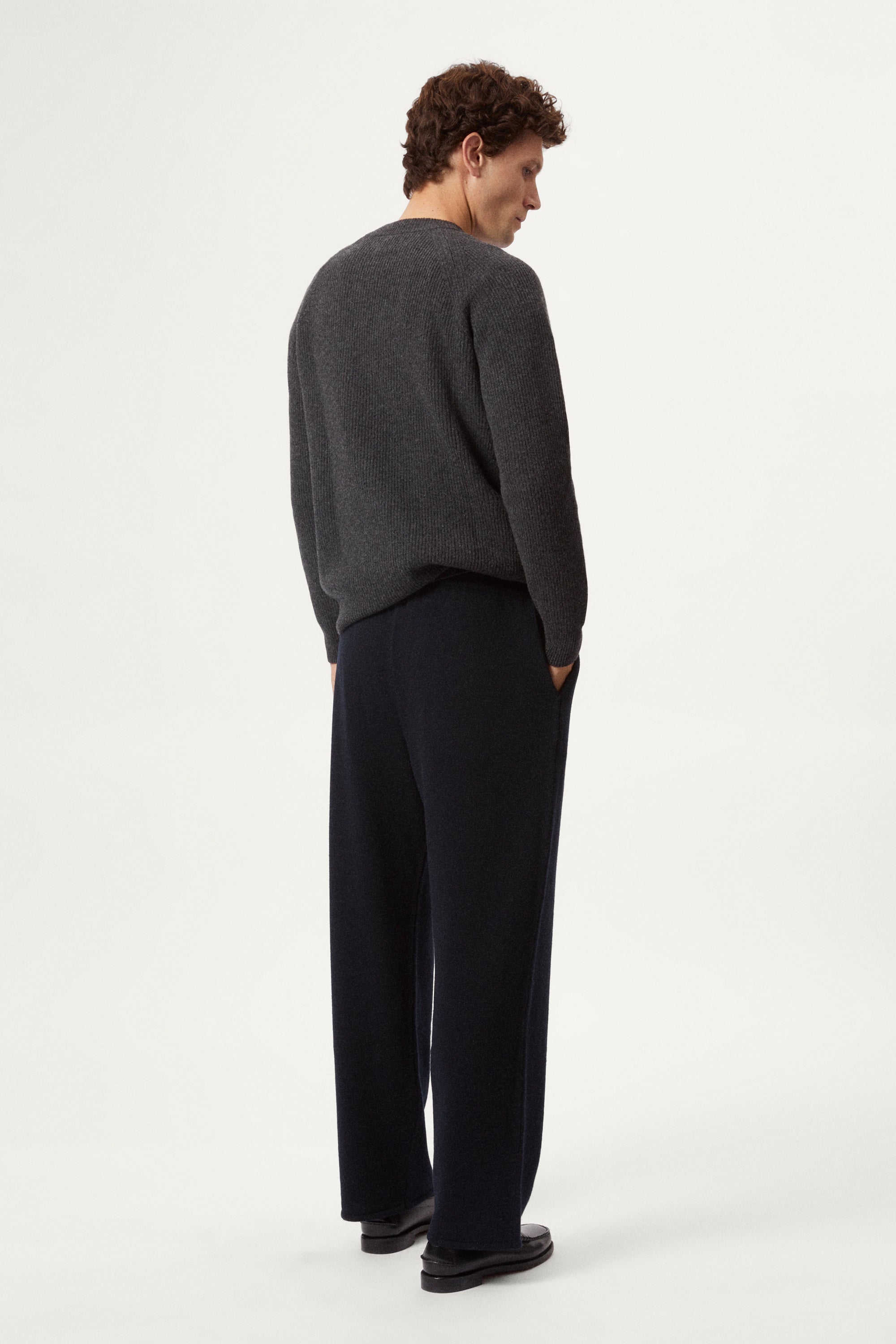 Pantalon en Maille de Laine