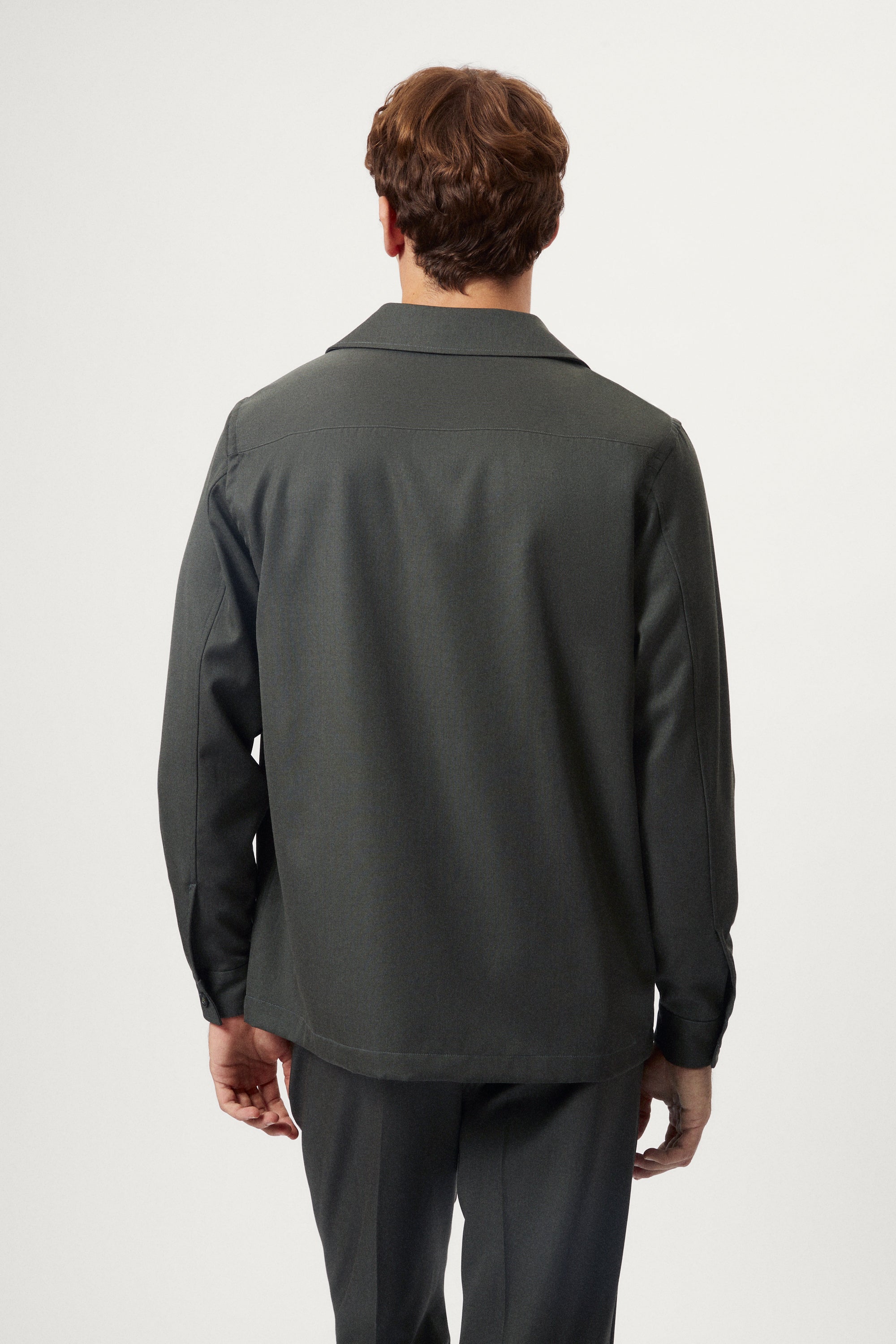 Overshirt in Twill di Lana