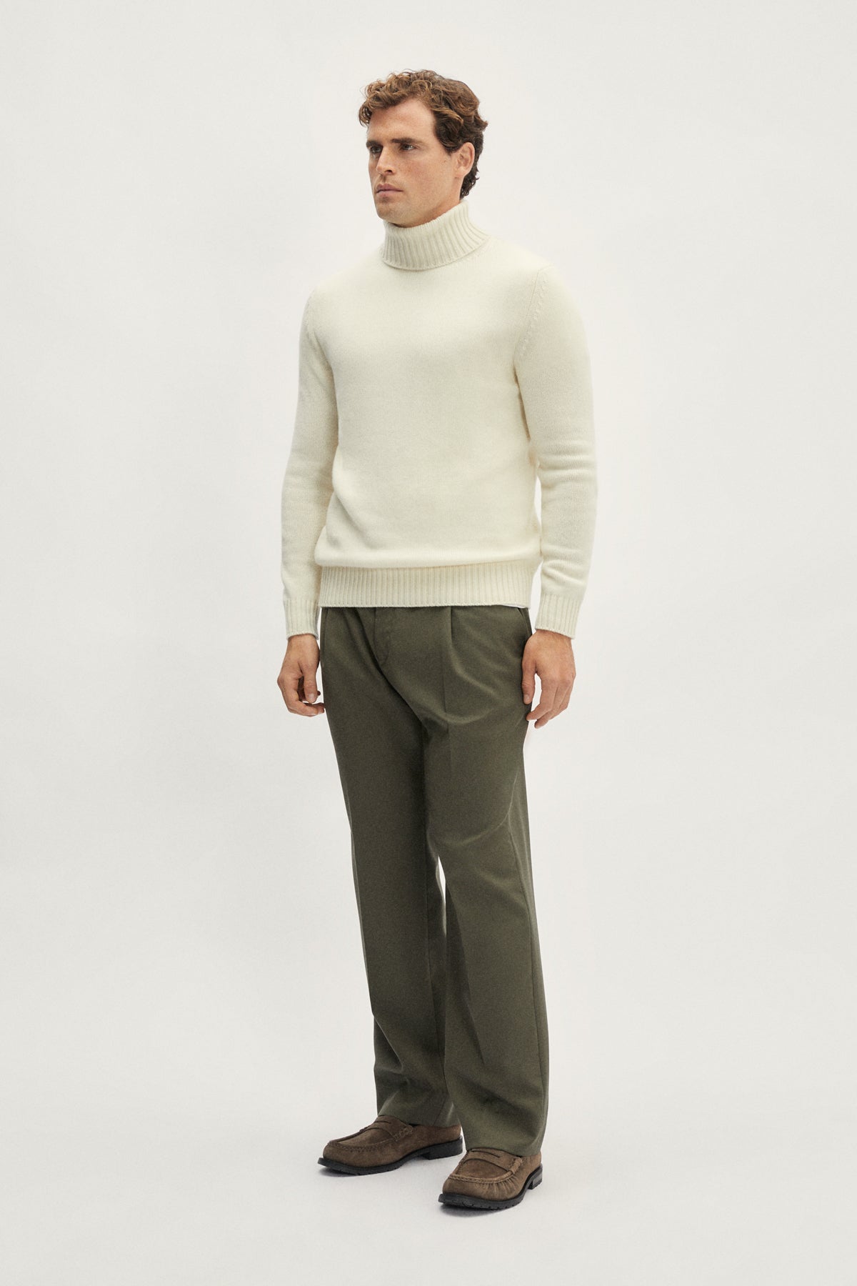 The ReCashmere High Neck - Ivory
