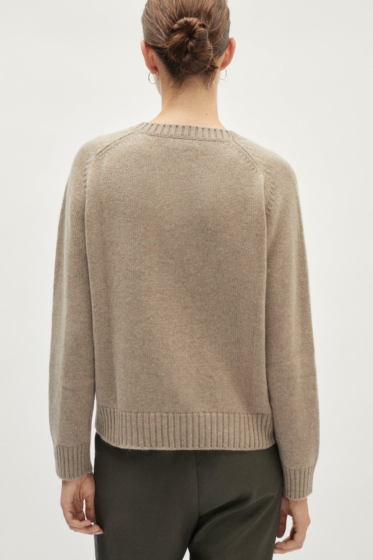 The ReCashmere Crew Neck Sweater- camel