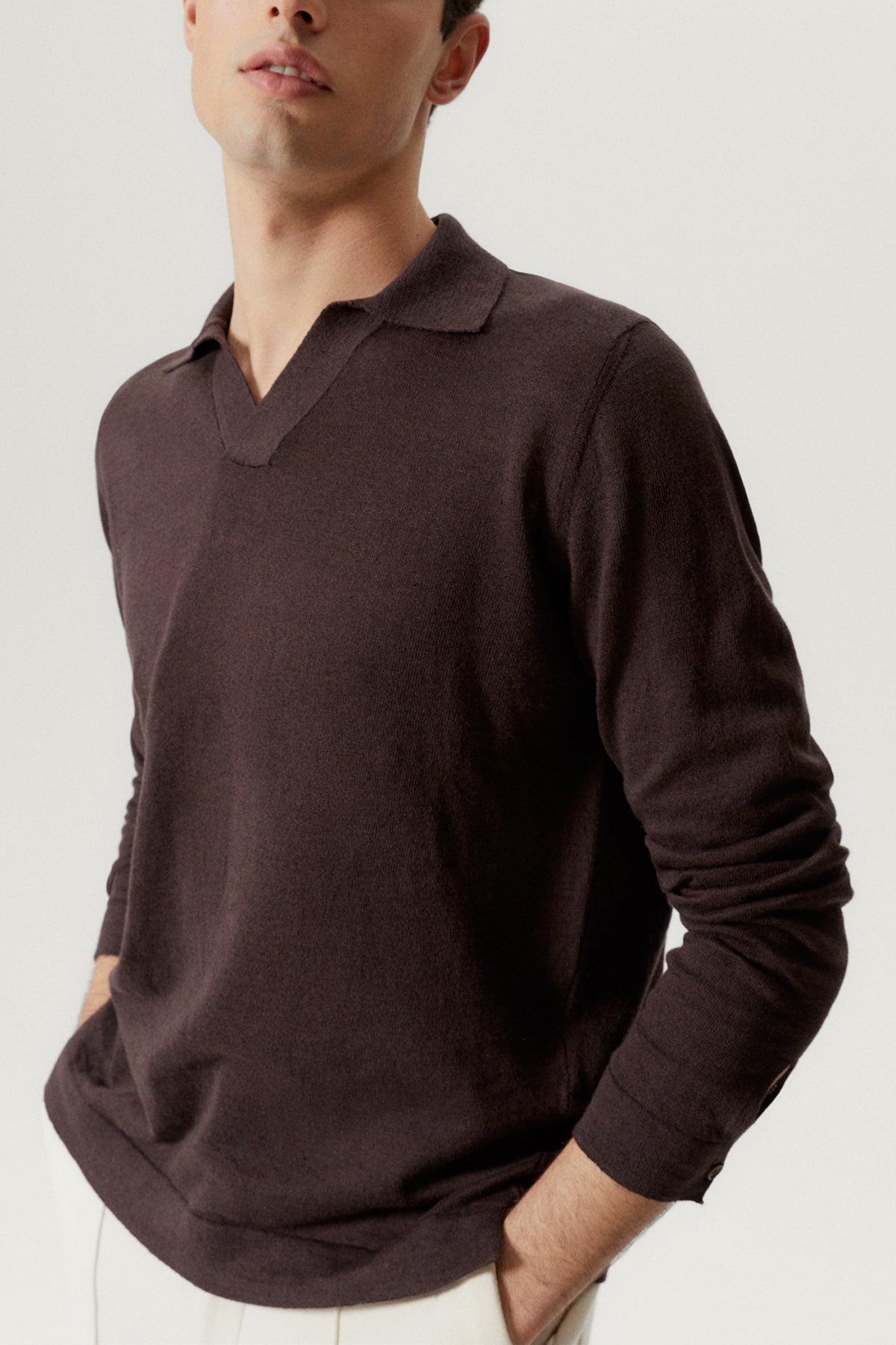The Merino Wool One-Shoulder Top - Imperfect Version