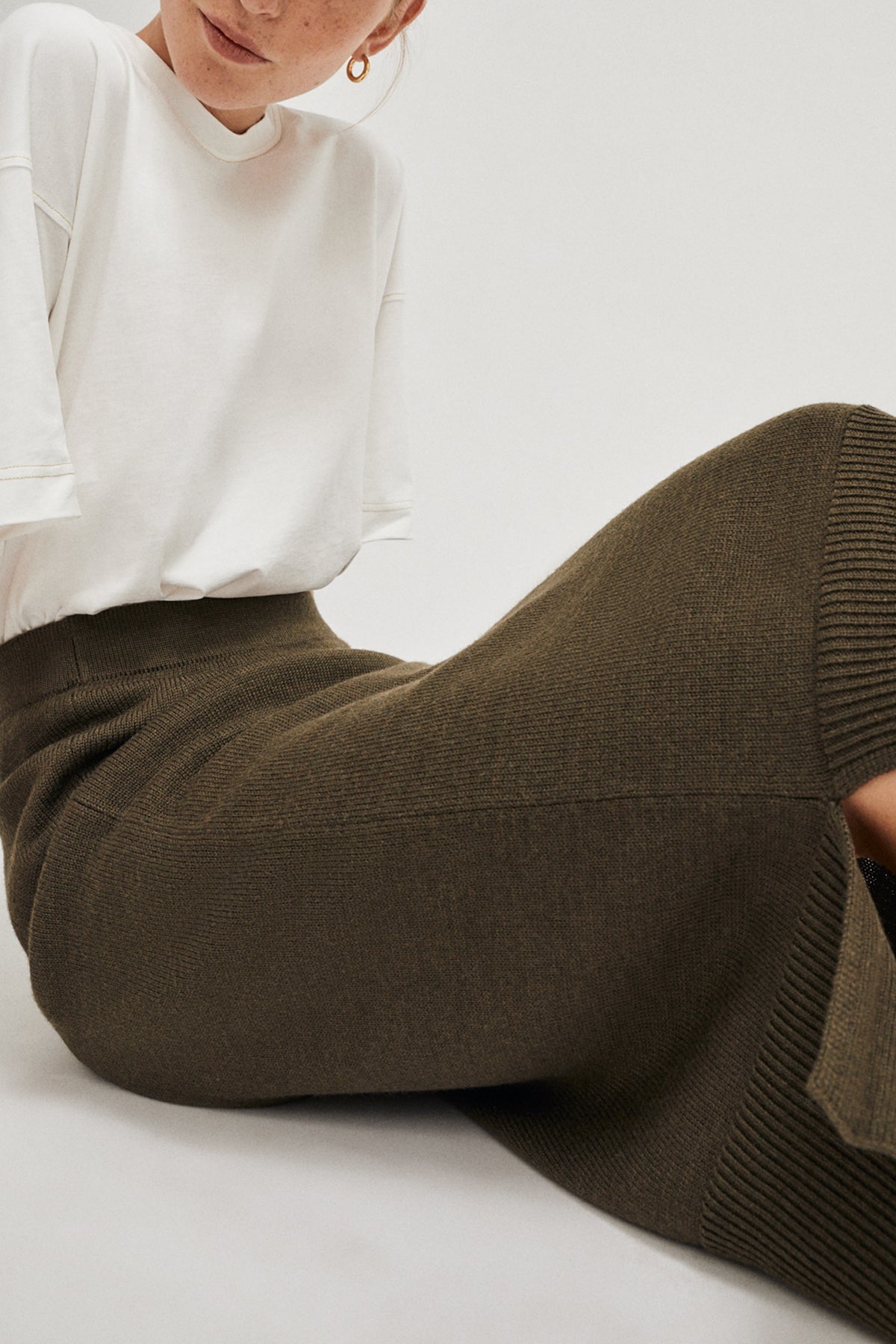 The Merino Wool Pencil Skirt