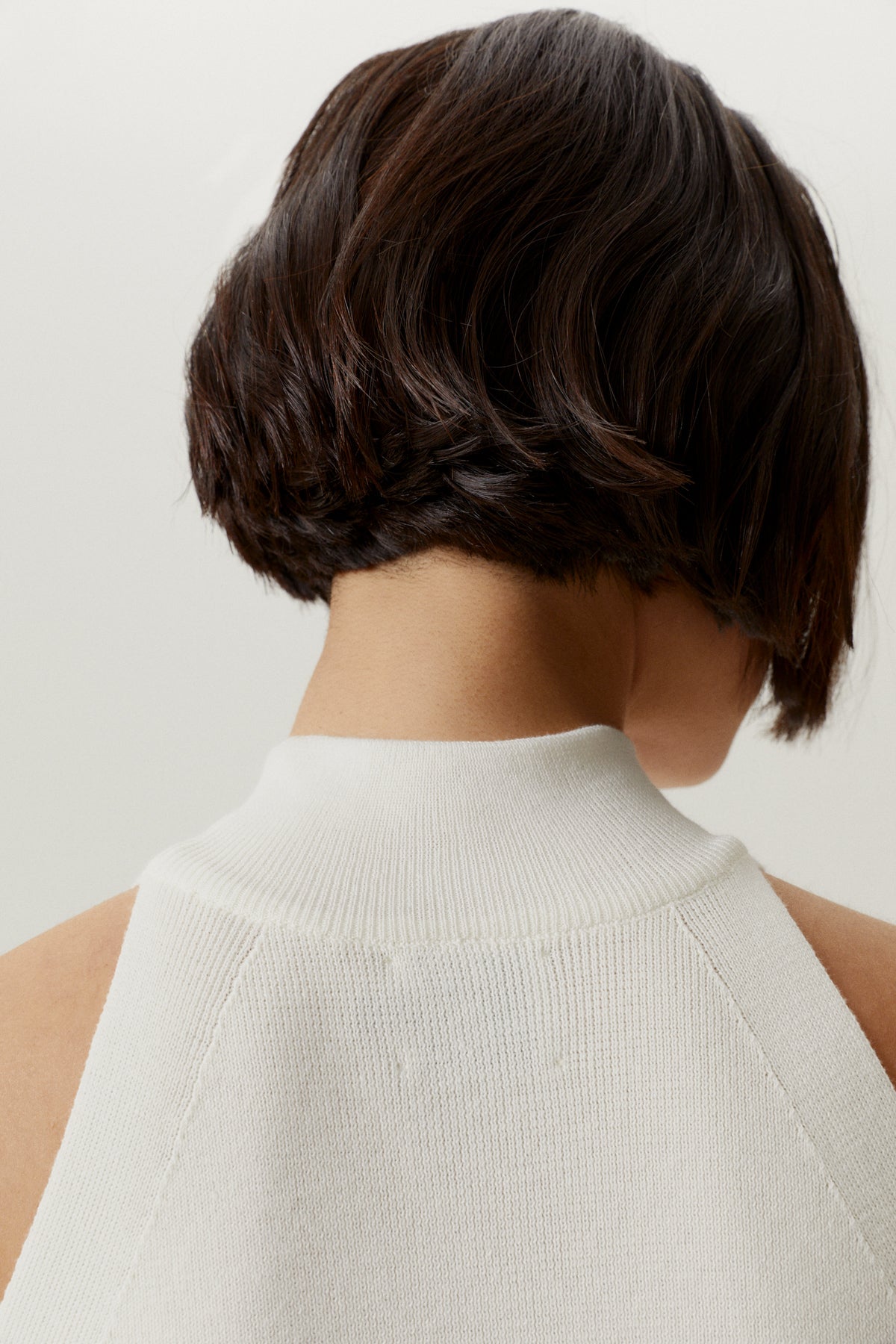 the organic cotton a line top milk white