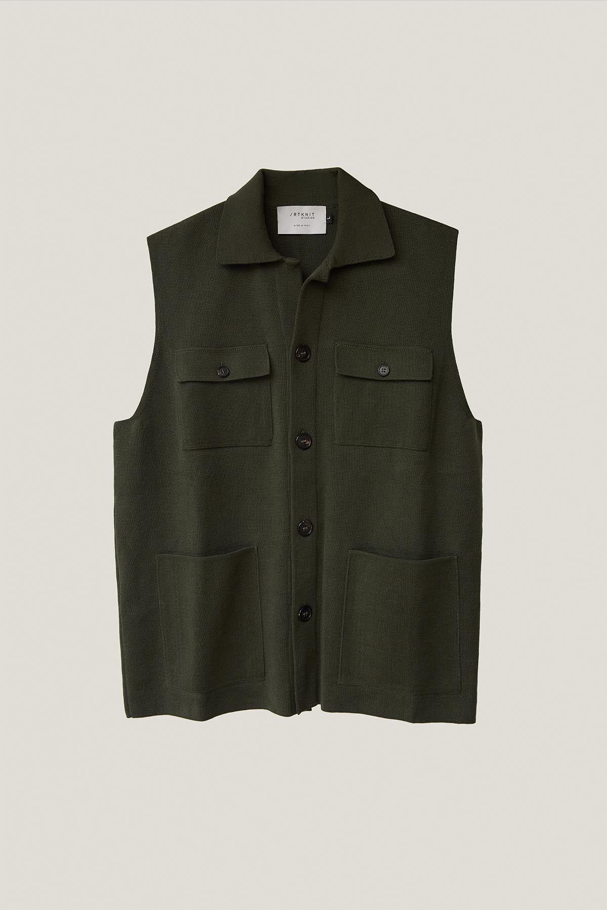 The Organic Cotton Vest - Imperfect Version | Green 